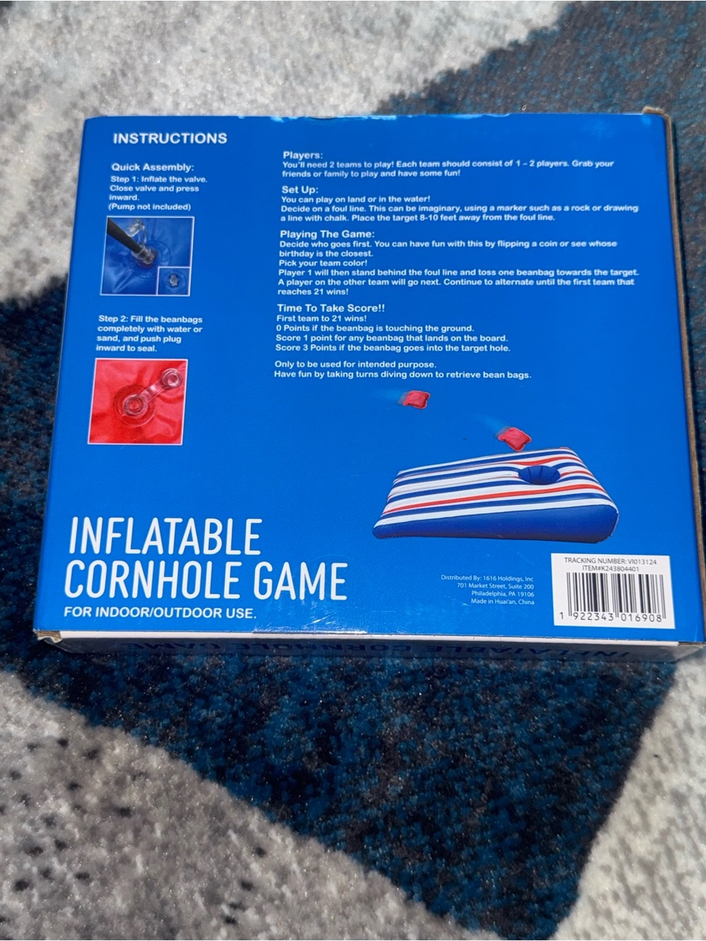 NIB Inflatable Cornhole Game - Picture 2 of 2